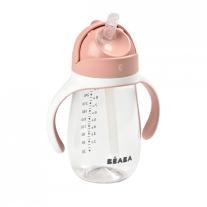 BEABA неразливаща чашка със сламка 300 ml - Old Pink
