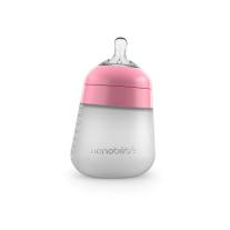 Nanobébé силиконовата бебешка бутилка Flexyр х 270мл. pink