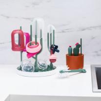 BOON Pulp силиконова дъвкалка с отвори за хранене Pink B11415