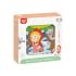 Tooky Toy ДЪРВЕНИ КУБЧЕТА ПЪЗЕЛ RED RIDING HOOD TF456