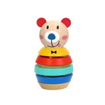 Tooky Toy ДЪРВЕНА НИЗАНКА BEAR TF187
