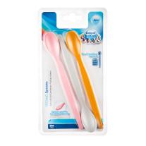 Canpol Комплект лъжици за хранене 3 бр., 4м+ розoви