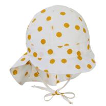 Sterntaler Детска лятна шапка от органичен памук с платка на врата