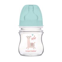 CANPOL Шише с широко гърло 120 мл. АНТИКОЛИК TOYS ЗЕЛЕН 