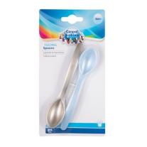 Canpol Комплект лъжички за хранене 4м+ 2 бр сини