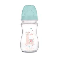 CANPOL Шише с широко гърло 240 мл. АНТИКОЛИК TOYS ЗЕЛЕН 