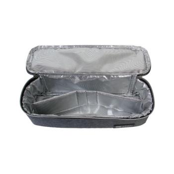 KIKKA BOO Чанта за храна Foody Dark Grey 28x10x8cm