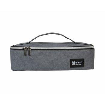 KIKKA BOO Чанта за храна Foody Dark Grey 28x10x8cm