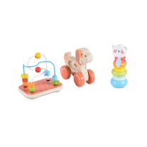 Moni Toys ДЪРВЕН СЕТ С ИГРАЧКИ 2203