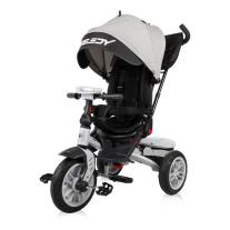 LORELLI Триколка със сенник и въртяща се седалка SPEEDY Grey&Black