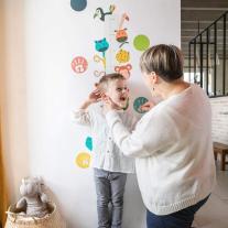 Детски метър с отпечатъци с боички BABY ART 