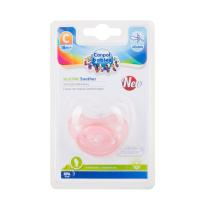 Canpol Силиконова анатомична залъгалка, Pastelove 18м+ розава