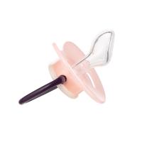 Canpol Силиконова анатомична светеща залъгалка, Night Dreams 6-18м розава