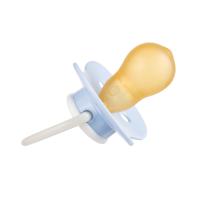 Canpol Каучукова залъгалка с форма на черешка, Animals 0-6м синя