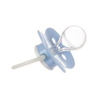 Canpol Силиконова залъгалка с форма на черешка, Animals 0-6 м+ синя