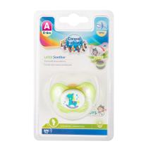 Canpol Каучукова анатомична залъгалка Toys 0-6м зелена