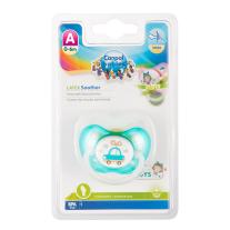 Canpol Каучукова анатомична залъгалка Toys 0-6м синя