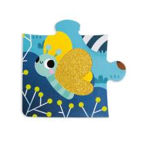 Janod - Пъзел за осезание - Горски животни - 20 части