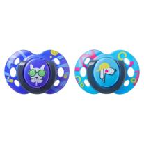 Tommee Tippee Ортодонтични залъгалки FUN STYLE, 0-6м, 2 бр./оп., Кучета
