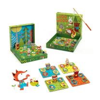 Djeco - 4 игри в 1 - Ludo wood