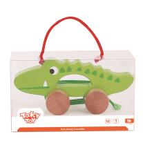 Tooky Toy, Дървена играчка за дърпане, Крокодилче