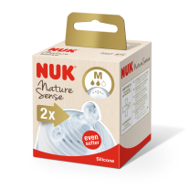 NUK NATURE SENSE биберон за храна силикон М, 2бр. Softer