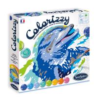 Sentosphere комплект за оцветяване с цифри делфини