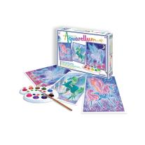 Sentosphere комплект за оцветяване с бои Aquarellum голям формат Пегас