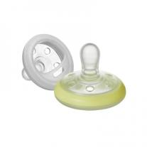 Tommee Tippee ОРТОДОНТИЧНИ ЗАЛЪГАЛКИ - BREAST-LIKE NIGHT 0-6М (2 бр./оп.)