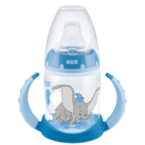 NUK First Choice РР шише Temperature Control 150мл със силиконов накрайник 6+мес. за сок Dumbo + box