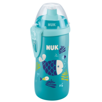 NUK Junior Cup 300мл, с клапа, 36+мес. , Chameleon синя