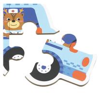 Прогресивен пъзел Превозните средства Andreu toys