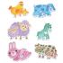 Прогресивен пъзел животните и техните малки 33 части Andreu toys