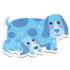 Прогресивен пъзел животните и техните малки 33 части Andreu toys