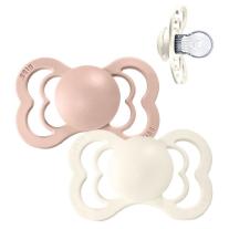 Bibs силиконова залъгалка Supreme Blush/Ivory р-р 1 (0-6м)