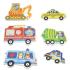 Прогресивен пъзел Превозните средства Andreu toys