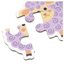 Прогресивен пъзел животните и техните малки 33 части Andreu toys