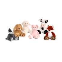 Keel Toys, Плюшена играчка за гушкане, Ферма, Крава