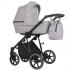 Kunert бебешка количка 2в1 MOLTO- светло сива с черна рама
