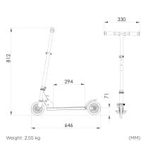 STIGA Тротинетка COMET 120-S розова