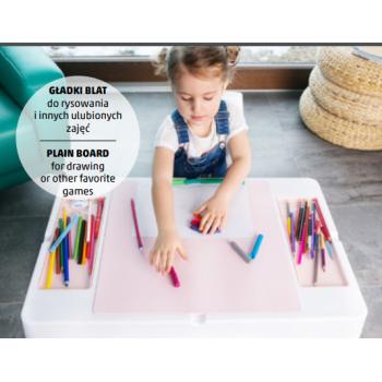 Tega Baby Комплект маса с 2 столчета цветни pink