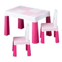 Tega Baby Комплект маса с 2 столчеta цветни pink