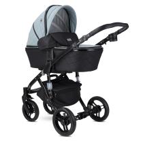 Lorelli Комбинирана количка RIMINI Premium Silver Blue STARS