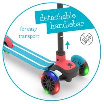 Тротинетка Chillafish Scotti GLOW, Синя