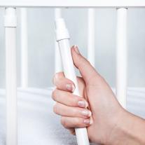 Klups дървено легло RADEK- бяло