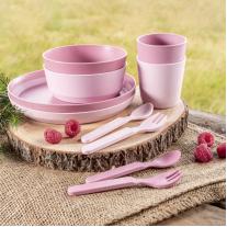 Reer Комплект от 2 броя прибори, Розови