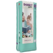 Bambo Nature Еко пелени за еднократна употреба, Tall pack, размер 6, XXL, 16+кг., 40 броя