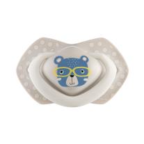 Canpol Комплект силиконови залъгалки със симетрична форма 2 бр, Bonjour Paris 6-18 м blue