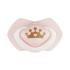 Canpol Комплект силиконови залъгалки със симетрична форма 2 бр, Royal Baby 0-6 м pink
