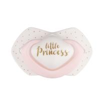 Canpol Комплект силиконови залъгалки със симетрична форма 2 бр, Royal Baby 0-6 м pink